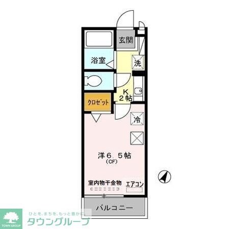 グリーンハイツの物件間取画像